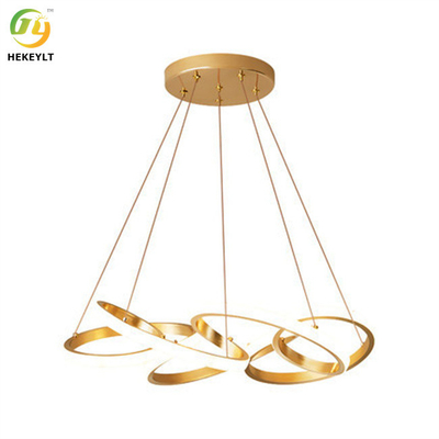 78 vatios LED Ring Chandelier Dimmable Integrated moderno