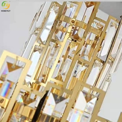 D60*H48cm E14 Vela Araña Cristal Personalizado Elegante Oro