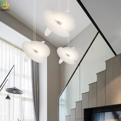 La escalera creativa del duplex del apartamento del chalet del DESVÁN de Art Chandelier Lamp For de la personalidad de seda escoge vacío