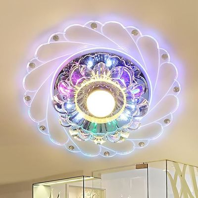 Lámpara moderna del techo de Crystal Corridor Diameter 200m m Mini Colorful LED