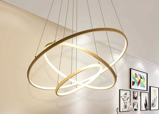cordón Ring Light moderno simple ajustable de los 40cm/de los 60cm/de los 80cm LED 146W
