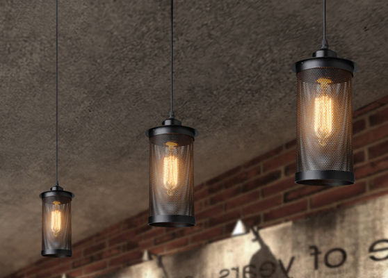 El metal del vintage plancha la luz casera de la ejecución de la decoración de la lámpara ligera pendiente moderna
