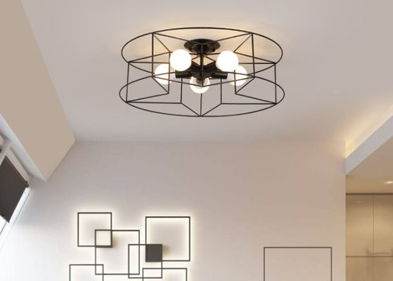 Lámpara moderna interior del techo de la luz del colgante del hierro que enciende la luz casera de la decoración de la lámpara