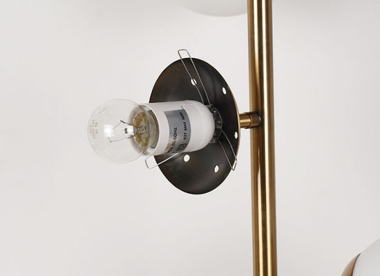 Lámparas modernas de Nightstand del oro de la fuente de luz E27 de la altura los 37cm del diámetro los 65cm