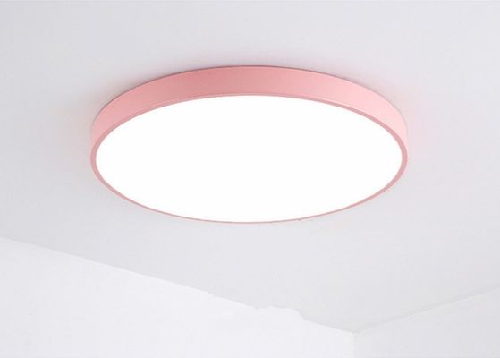 Luz de techo contemporánea del CRI 80 Ra Round Bedroom 240V LED del multicolor