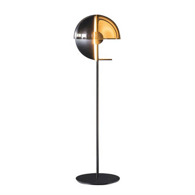 Sombra de lámpara de cristal blanco y negro moderna de la lámpara de mesita de noche del poste