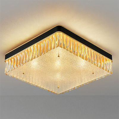 E14 luz de techo de oro residencial del rectángulo LED silenciosa.