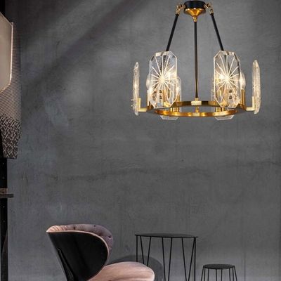 Lámpara decorativa Crystal Nordic Luxury Chandeliers y luces pendientes modernas