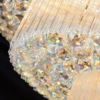 Luces pendientes de la lámpara de la ejecución de Crystal Led Modern Lighting Round