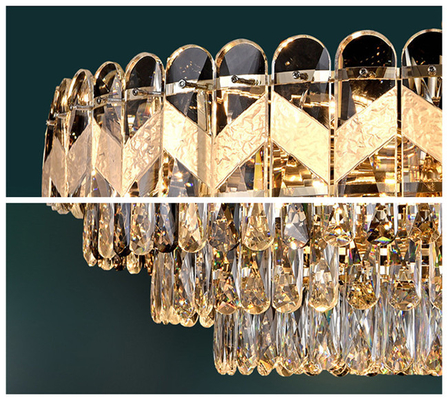 Crystal Chandelier Height llevado moderno de cena de lujo decorativo los 32cm