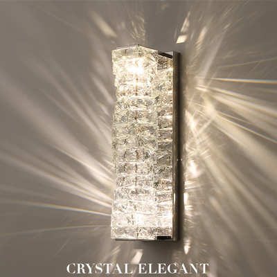 Decoración moderna interior artística AC85V de Crystal Wall Lamp Living Room