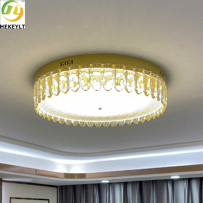 Sala de estar cristalina moderna de lujo de la luz de techo del LED decorativa