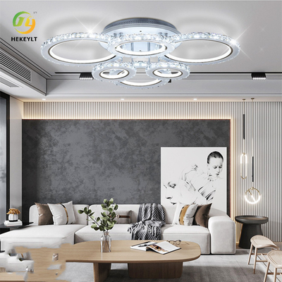Lámpara de techo LED moderna redonda para dormitorio montada en superficie H170mm