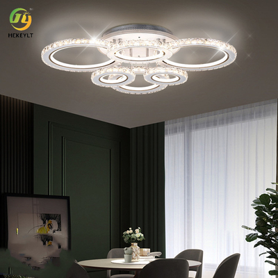 Lámpara de techo LED moderna redonda para dormitorio montada en superficie H170mm