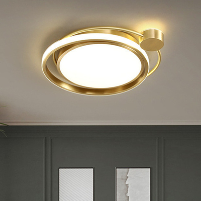 Decorativo interior residencial de cobre de acrílico de la luz de techo del LED