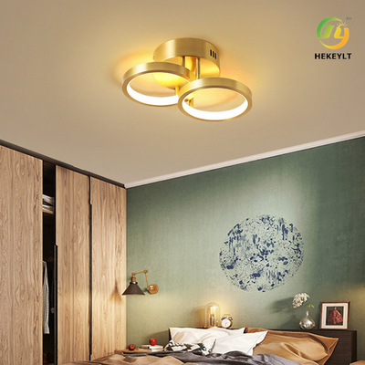 Lámpara simple de cobre del pasillo de la luz de techo del vestuario LED