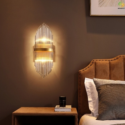 E14 X 2 Crystal Wall Light For Home/hoteles/salas de exposición modernos de lujo
