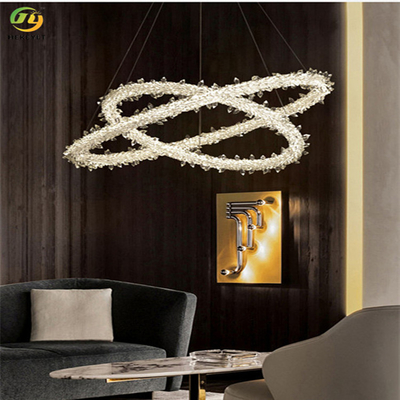 Tira moderna Crystal Pendant Light For Home/hotel/sala de exposición