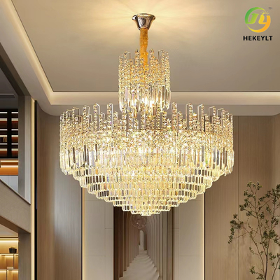 Decoración clásica moderna del LED Crystal Pendant Light Luxury Interior