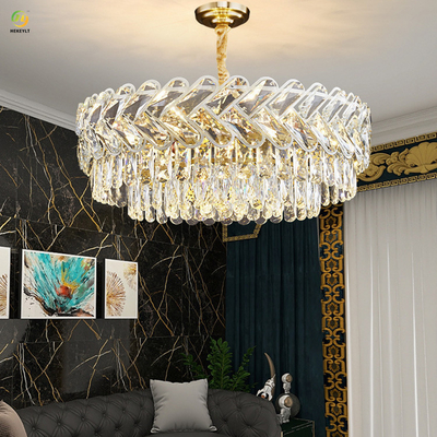 Chalet de lujo del hotel del LED K9 Crystal Pendant Light Contemporary Classic decorativo