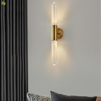 Cabecera Crystal Wall Lamp Luxury Decoration del hotel de la sala de estar