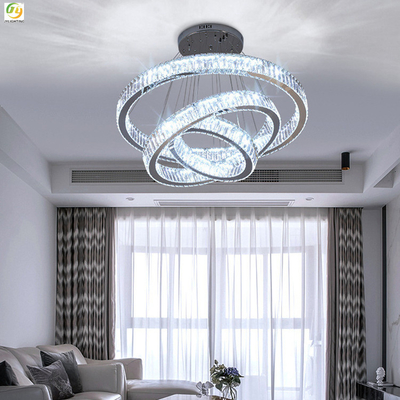 Metal LED cristalino Ring Light Luxury Decorative moderno del dormitorio D20