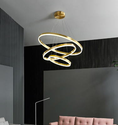 Dormitorio moderno del sitio del metal LED Ring Light For Living