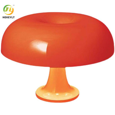 USB de la lámpara de mesa de la seta de 5 voltios y color blanco anaranjado y lechoso plástico E14