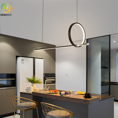 Cocina de aluminio colgante ajustable de Ring Pendant Light Fixture For que cena la sala de estar
