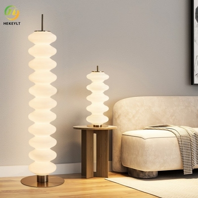 Estudio moderno europeo Sofa White Iron del dormitorio de la lámpara de la sala de estar + lámpara de mesa de cristal