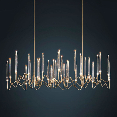 Lámpara creativa simple moderna de Crystal Lamp Art Arrow Line del poste