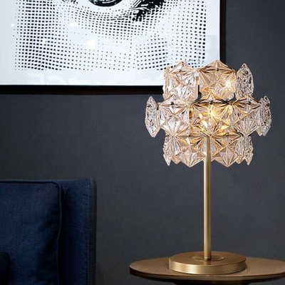 Iluminación de lujo de mármol de cobre de la sala de estar de la moda de la lámpara de mesita de noche