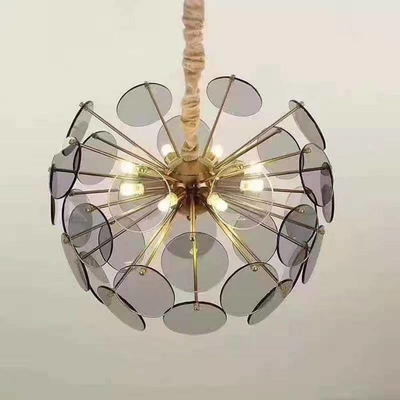 Poste decorativo Crystal Chandelier Bedroom Dining Room llevado de lujo de cristal moderno