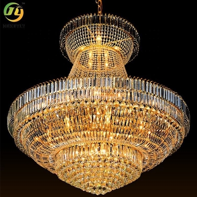 Oro Crystal Chandelier de Crystal Pendant Light Modern Luxury del hotel E14