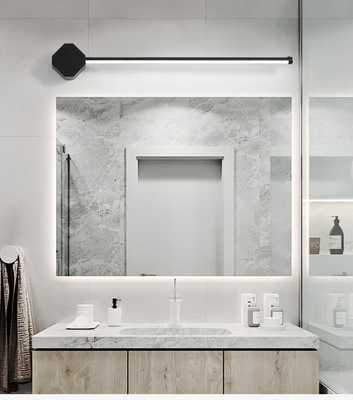 Vanidad de acrílico nórdica moderna del cuarto de baño del hotel del LED que enciende empañarse anti impermeable