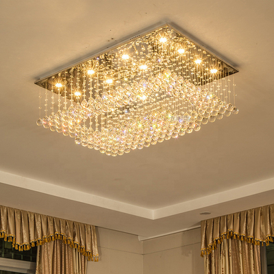 Iluminación pendiente moderna nórdica del oro de la luz de techo de Crystal Ball LED