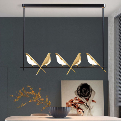 Lámpara decorativa del pájaro del comedor ligero pendiente moderno creativo del LED