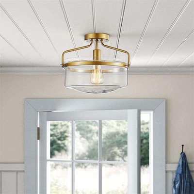 Lámpara llevada moderna nórdica del techo de vidrio del comedor de la lámpara del techo