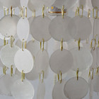 Crystal Wall Lamp Natural Shells interior moderno decorativo