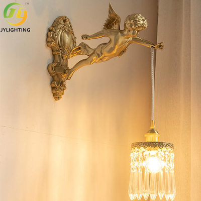 Color moderno interior de Crystal Pendant Light Luxury Golden del hotel de la moda decorativo