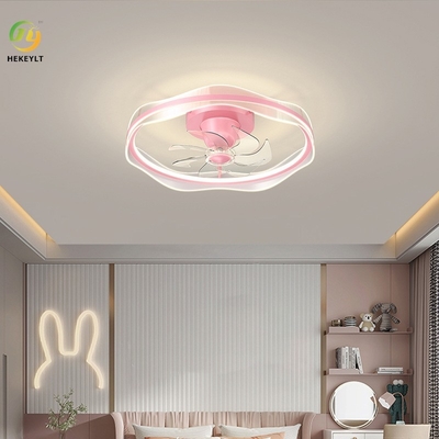 Luz silenciosa integrada simple moderna de la fan de la conversión de frecuencia de la luz de techo del sitio del dormitorio del sitio de niños