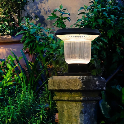 Cabeza de cilindro solar impermeable Casa Villa Pared Jardín Luz Jardín de la cerca de la luz