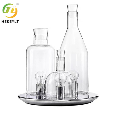 Lámpara de mesa de LED nórdica moderna Bar de la sala de estar Lámpara de decoración de botellas de vidrio creativa