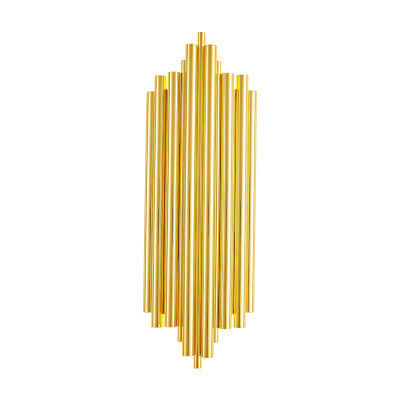 Lámpara de pared de lujo postmoderna nórdica del oro de W27*H40cm para el dormitorio