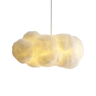 Luces pendientes modernas flotantes blancas de la nube LED, lámparas para la sala de estar