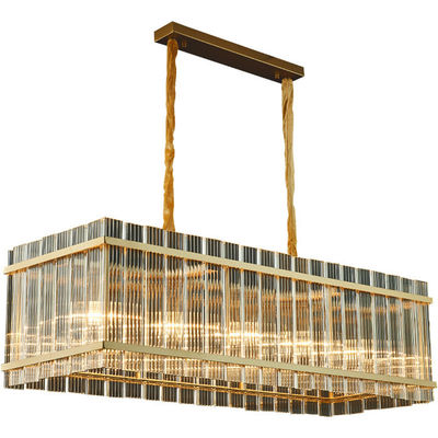 Lámpara colgante decorativa postmoderna de las lámparas de cristal nórdicas de la industria siderúrgica