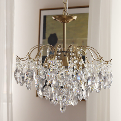 Dormitorio romántico de Crystal Chandelier Pendant Light Luxury de la decoración casera que cena la sala de estar