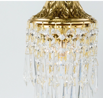 Dormitorio de iluminación pendiente moderno de Crystal Glass Hanging Bedside Luxury de la moda