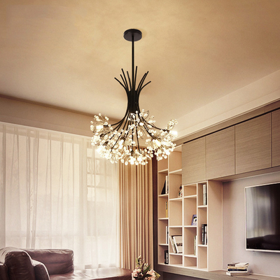 Decoración moderna de Crystal Pendant Light Living Room