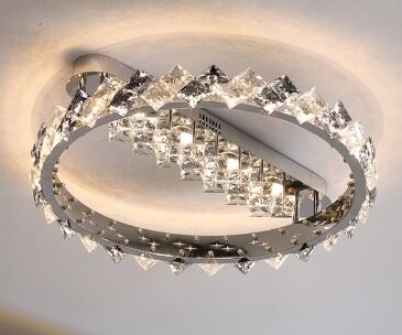 Estilo moderno de lujo hermoso de Crystal Body de la luz de techo del diseño LED de la decoración que se casa